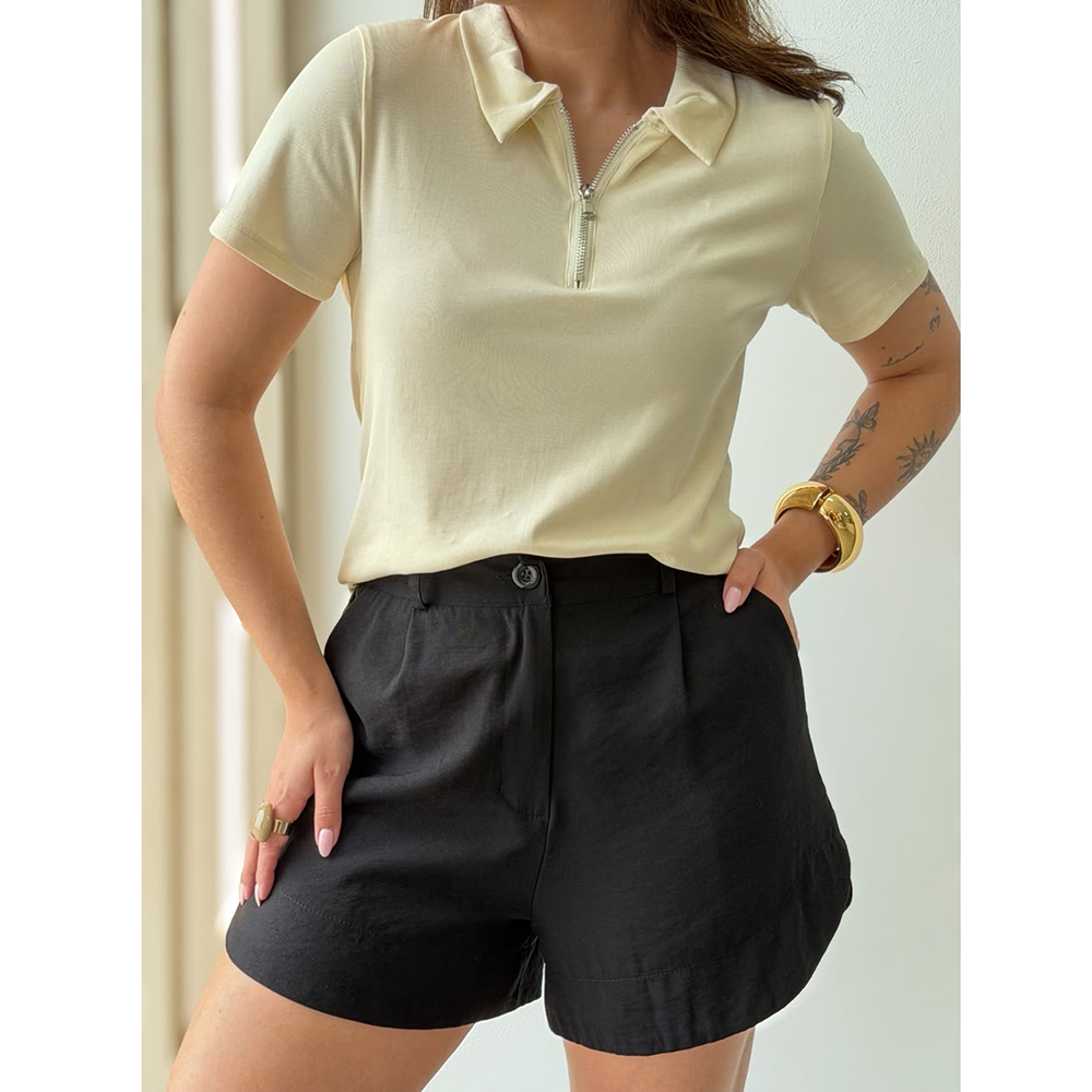 Short Social Marrant Preto